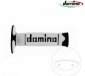 Handlebar grip set A260 black and white Domino D: 22 mm L: 120 mm closed - JM