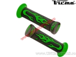 Handlebar grips for scooters / motorcycles / ATVs - 623 / black-green - (Vicma)