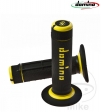 Handlebar grips set A020 yellow black Domino D: 22 mm L: 118 mm closed - JM