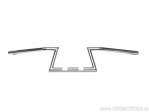 Handlebar made of chromed steel with 