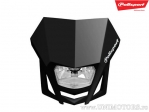 Headlight with black LMX mask - Polisport