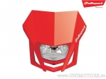 Headlight with Red LMX Mask - Polisport