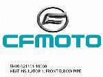 HEAT INSULATOR 1, FRONT ELBOW PIPE - 5HY0-021101-10000 - CFMOTO