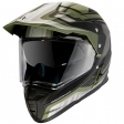 Helm off road MT Synchrony Duo Sport Tourer schwarz/militärgrün matt mit Visier (integrierte Sonnenbrille)