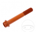 Hexagonal Cap Screw Pro Bolt M10 x 1.25 x 65 mm Aluminum Racing Orange - JM