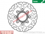 Hintere Rennbremscheibe MST286RAC Rigid - Lucas TRW