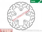 Hinteres Rennbremsdisc MST289RAC starr - Lucas TRW