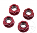 Hinterradritzelmuttern Set 4 Stück 10 x 1.25 mm JMP - Yamaha XTZ 660 / XV 125-250 / XVS 125-250 / YFA1 125 / YFM 250-350 - JM