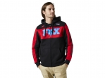 HONDA ZIP FLEECE [BLK/RD]: Mărime - XL