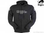 Hooded Motorcycle Sweatshirt Furygan Luxio Black (Black) - Furygan