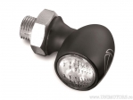 Indicatore di direzione LED Bullet ATTO BLACK con vetro bianco - Kellermann