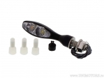 Indicatore di direzione + posizione LED Micro 1000 PL NERO con vetro trasparente lunghezza 70mm - Kellermann