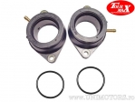 Inlaatgalerij (flens) set van 2 stuks - Yamaha BT 1100 Bulldog / XVS 1100 Drag Star / XVS 1100 A Drag Star Classic - TourMax