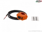 Interruptor de contacto derecho naranja - START/STOP - MAP1/MAP2 - ON/OFF - para manillar de 22mm - Domino