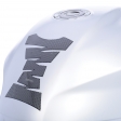 Jagged Motorcycle Tank Sticker (Carbon) - Oxford