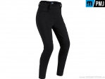 Jeans moto/casual pour femmes PMJ Jeans Spring Black (noir) - PM Jeans