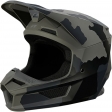 Kask dziecięcy MTB FOX - YOUTH V1 TREV HELMET, ECE [BLK CAM]: Rozmiar - YS