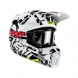 Kit Capacete Moto 3.5 V23 Zebra: Tamanho - L