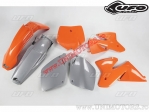 Kit de plástico (naranja/plata) - KTM SX 250 / SX 380 / SX 125 / SX 400 / SX 520 / SX 400 / SX 520 Racing ('00) - UFO