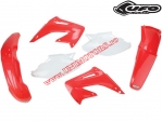 Kit plastica (bianco/rosso) - Honda CR 125 R / CR 250 R ('04) - UFO