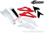 Kit plastique (Blanc/Rouge/Noir) - Husqvarna TC 450 ('09-'10) - UFO