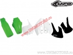 Kit plastique (blanc / vert / noir) - Kawasaki KX 85 ('10) - UFO