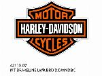 KIT-TUBO FRENO, INFERIORE, INTRECCIATO, DMNDBC - 42110-07 - Harley-Davidson