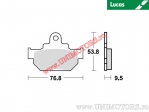 Klocki hamulcowe przednie - MCB551 organiczne - Lucas TRW