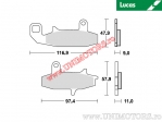 Klocki hamulcowe przednie - MCB597 organiczne - Lucas TRW