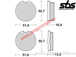 Klocki hamulcowe przednie - SBS 518HF (ceramiczne) - (SBS)