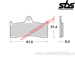 Klocki hamulcowe przednie - SBS 676HS (metalowe / spiekane) - (SBS)