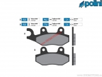 Klocki hamulcowe przednie sinterowane (96,5x42x7,4mm / 77x42x7,8mm) - 1742063.F - Polini