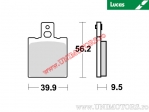 Klocki hamulcowe tylnego koła - MCB623 organiczne - Lucas TRW