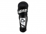 Knee and shin guards enduro / cross 3DF Hybrid EXT white/black: Size - S/M