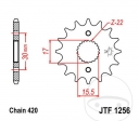 Koło zębate przednie JTF1256.13 (pas 420) - Honda CR 80 R / RB / 85 R / RB / CRF 50 F / CRF 70 F / XR 50 R / XR 70 R - JM