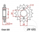 Koło zębate przednie JTF1372.17 (krok 525) - Honda CB 600 F / CB 600 S F2 / CBF 600 N / CBF 600 S / CBF 600 SA / CBR 600 F / V