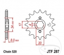 Koło zębate przednie JTF287.14 (pas 520) - Honda XL 250 R ('84-'89) / XL 350 R ('85-'88) - JM