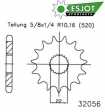 Koło zębate przednie o 13 zębach, rozstaw łańcucha 520 - Aprilia AF1 / ETX / Europa / Classic / MX / Pegaso / Red Rose / RS