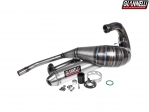 Komplettes Giannelli Enduro 2T Auspuffsystem - Husqvarna WRE 125 ('09-'10) - Aluminium Endkappe