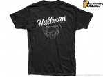 Koszulka motocyklowa Open Face Tee (czarna) - Hallman