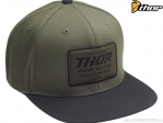 Lässige Snapback-Kappe (grau / Militärgrün) - Thor