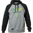 Lässiger Hoodie mit Fox Monster Pro Circuit Fleece [Grau]: Größe - 2X