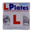 L Plates (learner) for beginners - self-adhesive (50 pieces) - Oxford