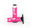 Lenkergriffe Set 788 schwarz pink fluoreszierend weiß Progrip D: 22 mm L: 115 mm geschlossen - JM