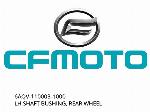 LH SHAFT BUSHING, REAR WHEEL - 6AQV-110003-1000 - CFMOTO