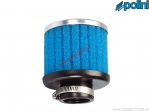 Luftfilter (95mm / 80mm / 32mm, rechter Winkel) - blau - Polini