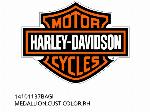 MEDAILLON, AANGEPASTE KLEUR, RECHTS - 14101137BAGI - Harley-Davidson