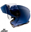 Modular helmet Axxis model Gecko SV A7 matte blue (integrated sun visor) - Matte blue, M (57/58cm)