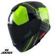 Modular helmet Axxis model Gecko SV Epic B3 glossy fluorescent yellow (integrated sun visor) - Glossy fluorescent yellow, XS (53