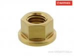 Moer met kraag Pro Bolt M10 x 1.25 mm roestvrij staal A4 goud - JM